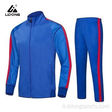 Set di tubi da pista da uomo jogging unisex